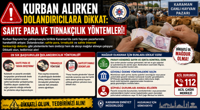 Kurban Alırken Dolandırıcılara Dikkat: Sahte Para ve Tırnakçılık Yöntemleri!