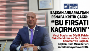 Başkan Ali Ankaralı'dan Esnafa "Bu Fırsatı Kaçırmayın" Çağrısı