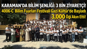 Karaman'da Büyük Başarı: 3 Bin Kişi Bilim Fuarına Akın Etti!