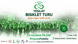 Karaman'da Sağlık İçin Pedallar Dönüyor: Geleneksel Yeşilay Bisiklet Turu Başlıyor