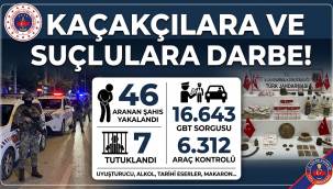 Karaman Jandarması'ndan Kaçakçılara ve Suçlulara Darbe: 46 Yakalama, 7 Tutuklama