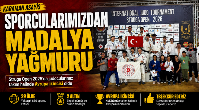 Karamanlı Judoculardan Avrupa Kupasında Büyük Başarı