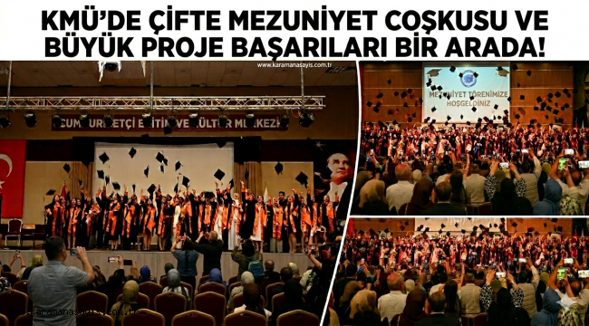 KMÜ'de Çifte Mezuniyet Coşkusu ve Büyük Proje Başarıları Bir Arada!