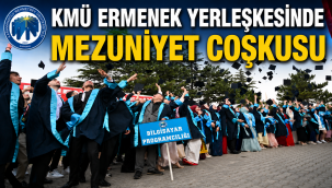 KMÜ Ermenek Yerleşkesinde Mezuniyet Coşkusu