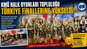 KMÜ Halk Oyunları Topluluğu Türkiye Finallerine Yükseldi!