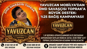 Yavuzcan Mobilya'dan SMA Hastası Toprak Bebeğe Dev Destek: Gelirin %25'i Bağışlanacak