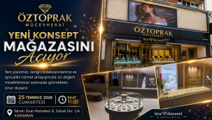 Karaman'da Öztoprak Mücevherat Yeni Konsept Mağazasını Açıyor