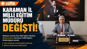 Karaman İl Milli Eğitim Müdürlüğünde Bayrak Değişimi: Mehmet Çalışkan'ın Yerine Sadun Kılınç Atandı