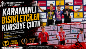 Karamanlı Bisikletçiler Türkiye Şampiyonası ve Pist Ligi'nde Kürsüye Çıktı