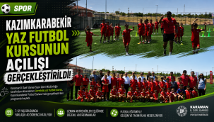 Kazımkarabekir Yaz Futbol Kursunun Açılışı Gerçekleştirildi!