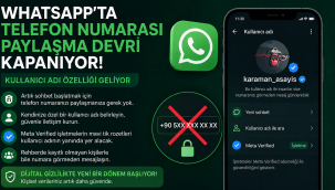 WhatsApp'ta Telefon Numarası Paylaşma Devri Kapanıyor: Kullanıcı Adı Özelliği Geliyor