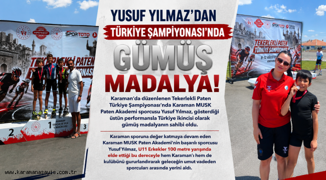 Yusuf Yılmaz'dan Türkiye Şampiyonası'nda Gümüş Madalya!