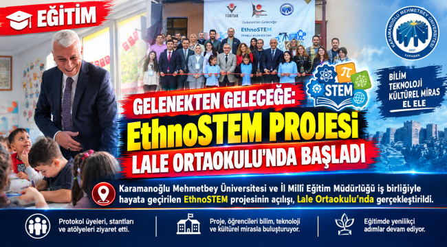 Gelenekten Geleceğe: EthnoSTEM Projesi Lale Ortaokulu'nda Başladı