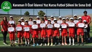 Karaman'da Çocukların Futbol Tutkusu Yaz Kursuyla Sahaya Yansıdı