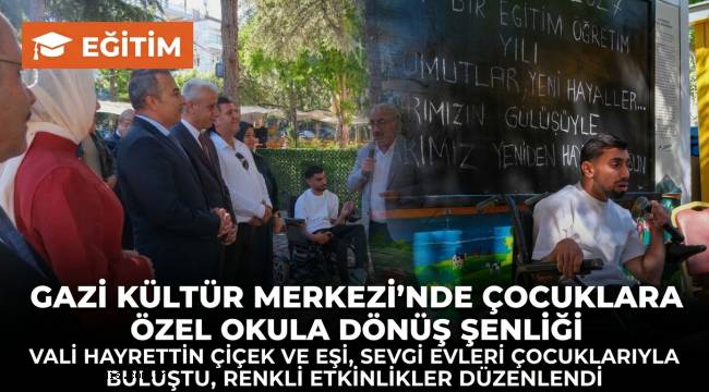 Karaman'da Öğrenciler Ve Sevgi Evleri Çocukları İçin 3. Okula Dönüş Şenliği Düzenlendi