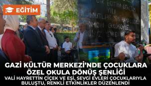 Karaman'da Öğrenciler Ve Sevgi Evleri Çocukları İçin 3. Okula Dönüş Şenliği Düzenlendi