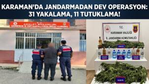 Karaman Jandarmasından Suçlulara Geçit Yok: 1 Haftada 31 Aranan Şahıs Yakalandı!