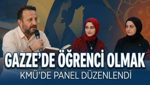 KMÜ'de "Gazze'de Öğrenci Olmak" Konulu Panel Düzenlendi