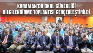 Okul Güvenliği Bilgilendirme Toplantısı Gerçekleştirildi