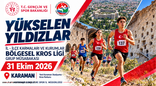 Bölgesel Kros Ligi Grup Yarışmaları Karaman'da Yapılacak