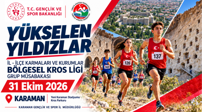 Bölgesel Kros Ligi Grup Yarışmaları Karaman'da Yapılacak