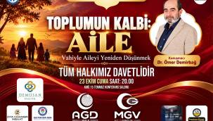 Dr. Ömer Demirbağ'dan Karaman'da Aile Konferansı: Toplumun Kalbi Aile!