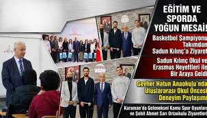İl Müdürü Sadun Kılınç'tan Eğitim, Spor ve Uluslararası İş Birliği Temasları