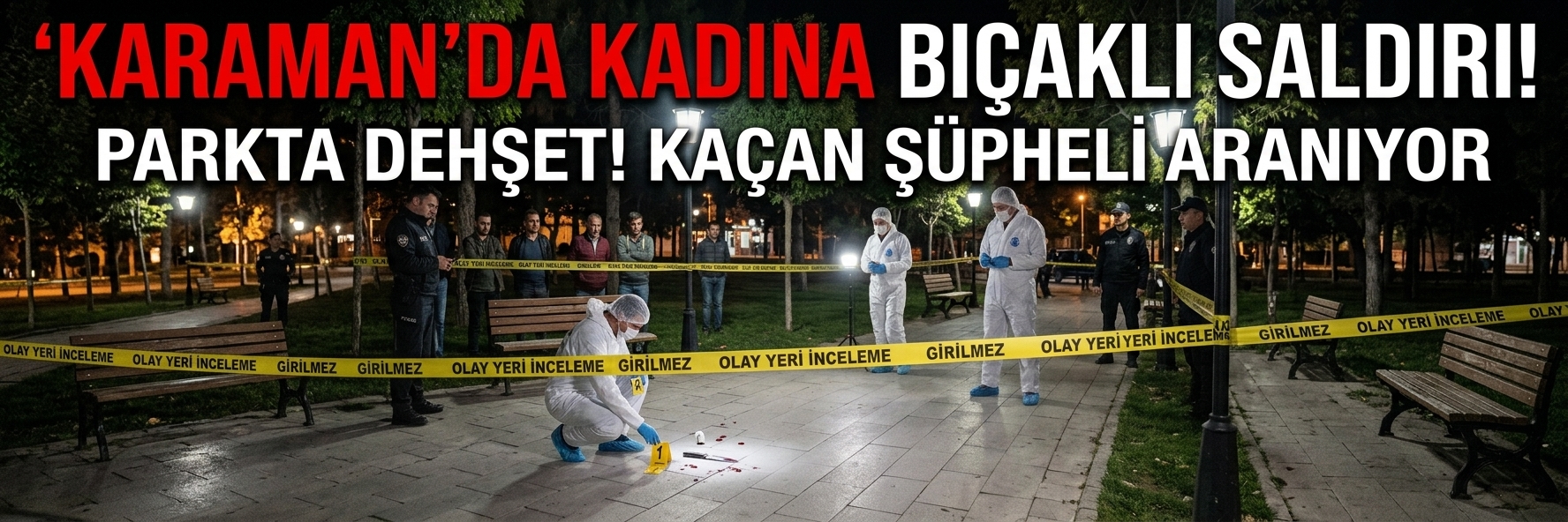 Karaman'da Kadına Bıçaklı Saldırı: 32 Yaşındaki Kadın Parkta Bıçaklandı!