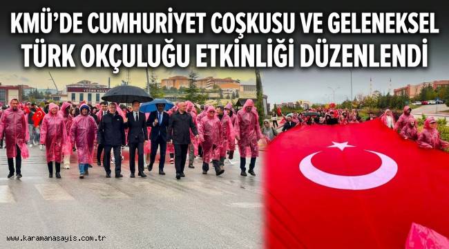KMÜ'de 29 Ekim Cumhuriyet Bayramı Etkinlikleri Düzenlendi