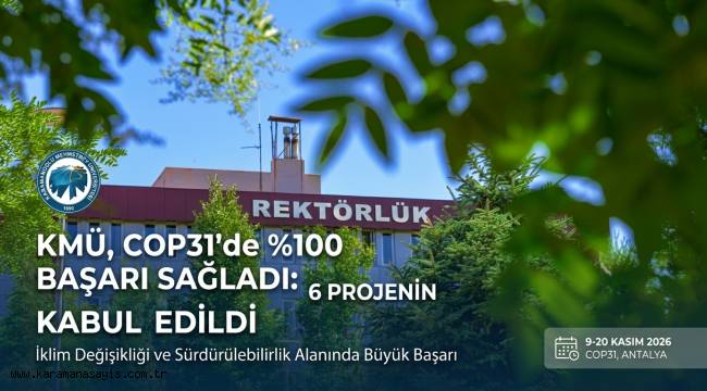 KMÜ'den Büyük Başarı: İklim Değişikliği ve COP31 Kapsamında 6 Projenin Tamamı Kabul Edildi!